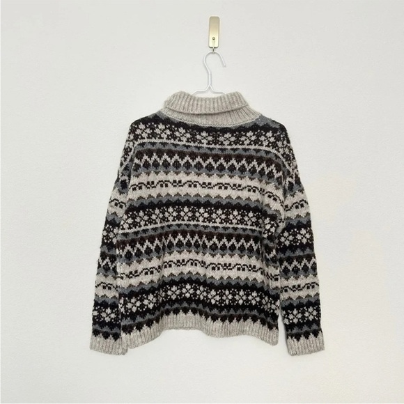 Nili Lotan Catalina Fair Aisle Turtleneck Sweater - Picture 7 of 11